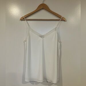 Aritzia Babaton Galen Mesh-Trim Camisole – White | Size Small